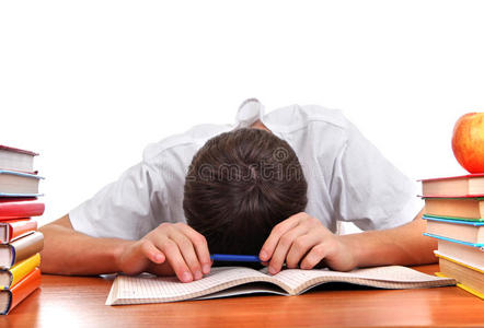 学生打瞌睡图片