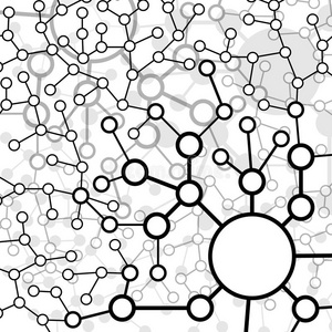 分子与通讯背景图片