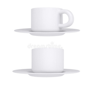 白咖啡杯碟图片