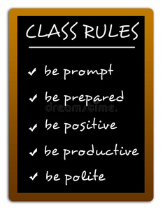 班级规则图片