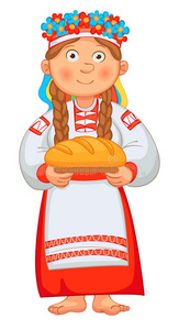 乌克兰女孩子卡通图片图片