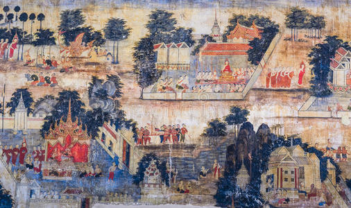 泰国古代壁画