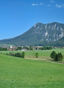 Inzell 村庄，Chiemgau，巴伐利亚德国