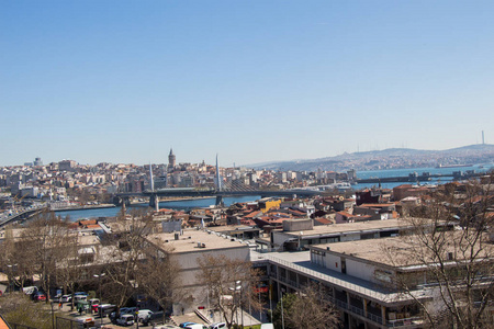 从伊斯坦布尔的金角眺望