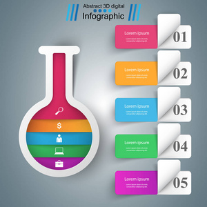 试管。实验。业务图表