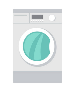 平面样式洗衣机家用电器图片
