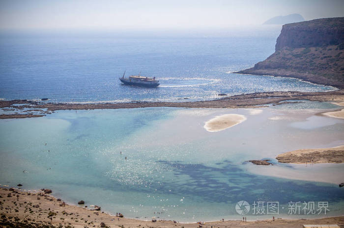 balos 海滩，克里特岛，希腊