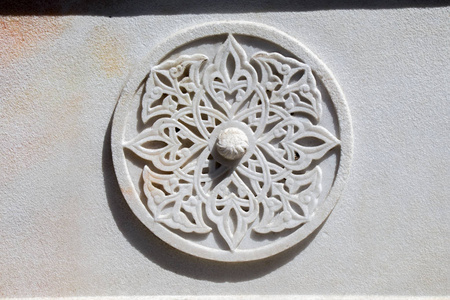 奥斯曼帝国的大理石雕刻艺术细节