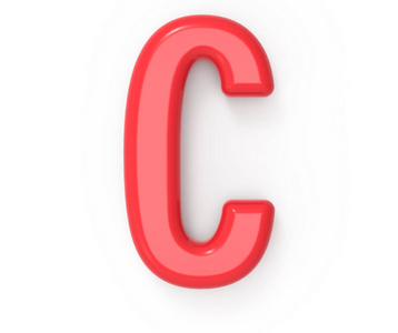 红色字母 c