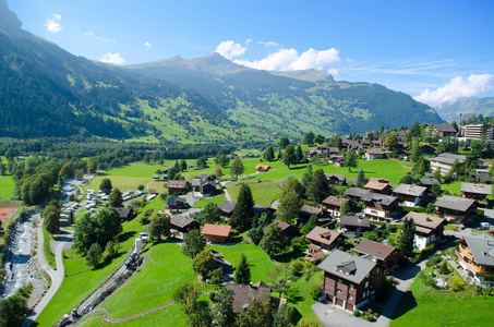瑞士因特拉肯景观
