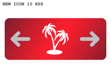 棕榈树 web 图标