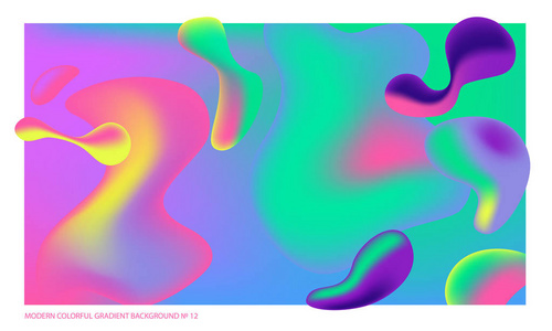 背景多彩多姿的抽象向量全息 3d 背景与数字和为 web 包装 海报 广告牌 广告 封面 小册子 拼贴 壁纸 