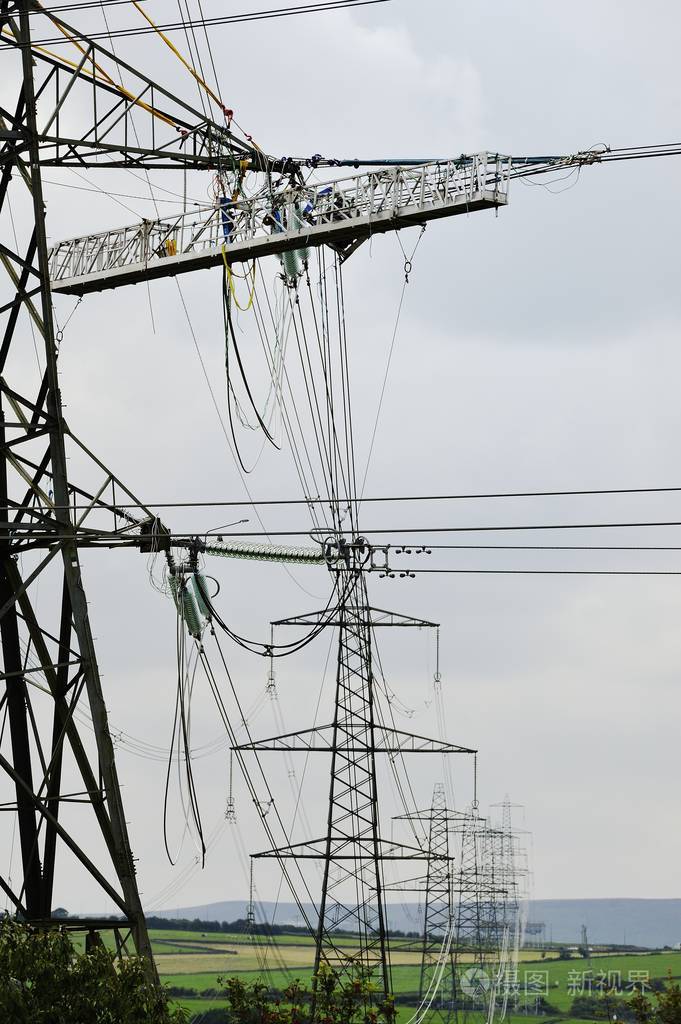 架空电力线路被更改