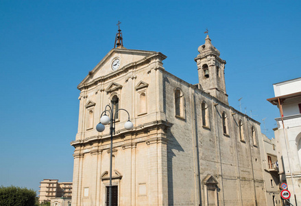 阿尔坎杰洛圣米歇尔大教堂。内塔。普利亚大区。意大利