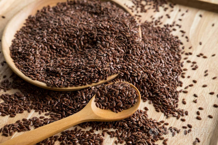 有机褐色亚麻籽