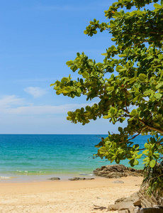 沙滩上的普吉岛，泰国