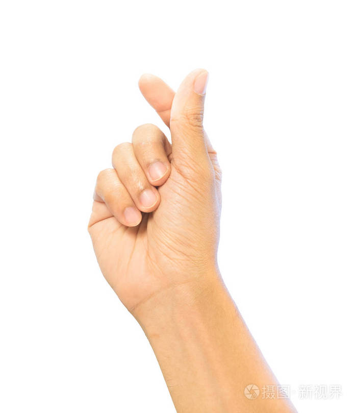 爱象征趋势姿态标志手势手指迷你的心