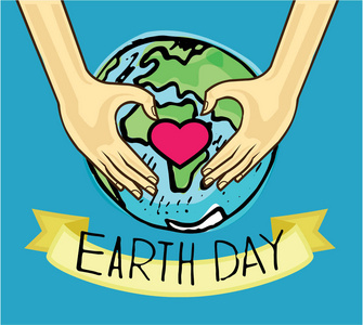 保健和环境的发展.生态学的概念.矢量图平面设计.世界地球日.