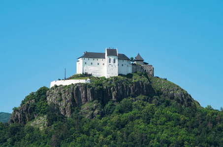 在匈牙利东部的山顶上的城堡鸿达