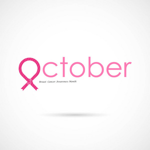 乳房癌 10 月认识月运动 Background.Women