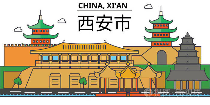 城市天际线: 体系结构, 建筑物, 街道, 剪影, 风景, 全景, 地标.