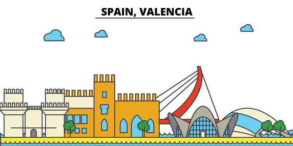 西班牙剪影图片