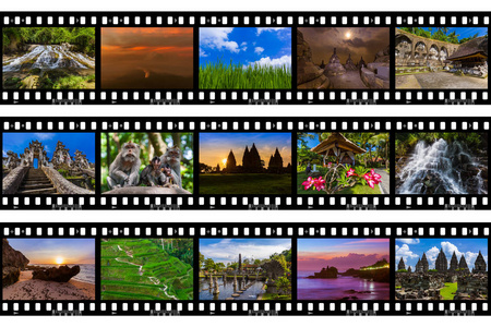 电影巴厘岛印度尼西亚旅游图片框架我的照片
