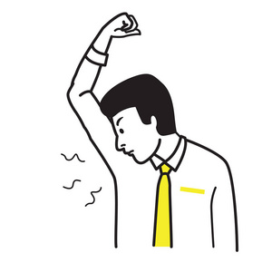 不好的感觉面部情绪表达.勾勒手绘草图简约风格.照片