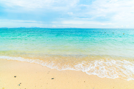 美丽的热带海滩和海景观