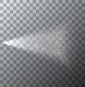 雾现代在透明背景上矢量现代喷雾效果照片