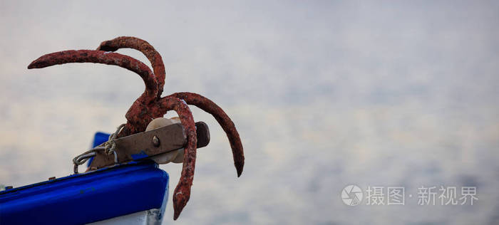 渔船的锚细节