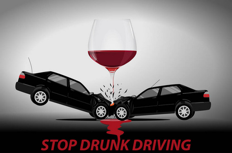不要醉酒驾驶概念