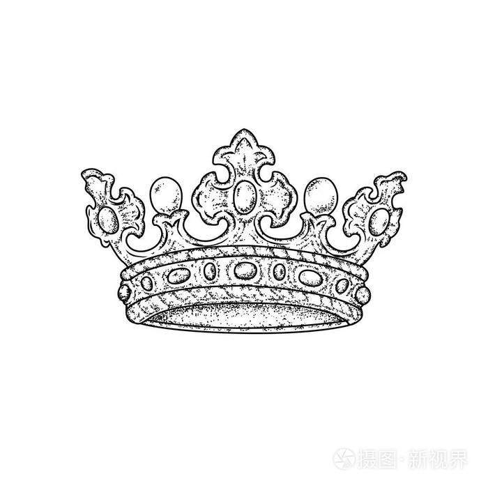 英国王冠简笔画图片