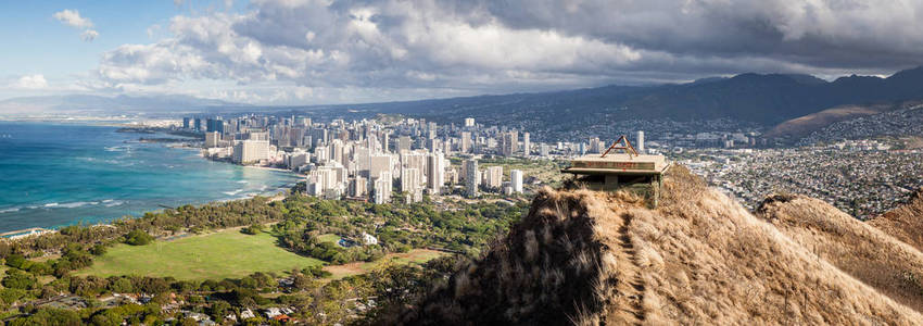 檀香山城市景观全景