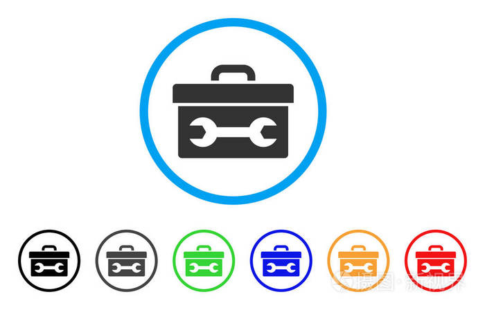 工具箱圆形的图标