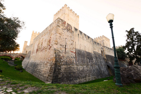 在葡萄牙里斯本的圣乔治城堡