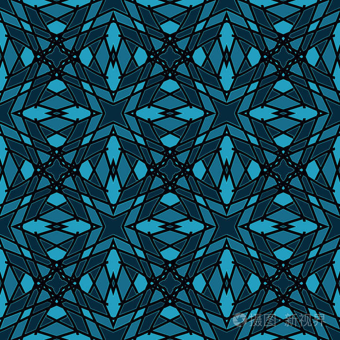 无缝纹理矢量背景抽象几何图案.