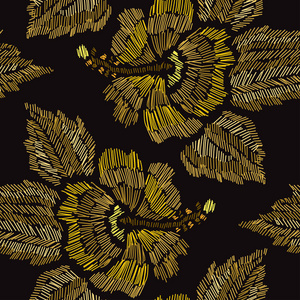 刺绣花纹无缝照片