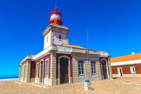 灯塔在 cabo da roca，葡萄牙