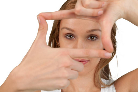 帧取景女手帧率照片