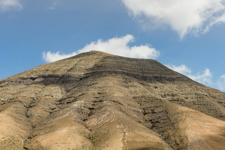 火山的低景观