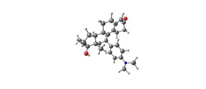 米非司酮分子结构上白色孤立