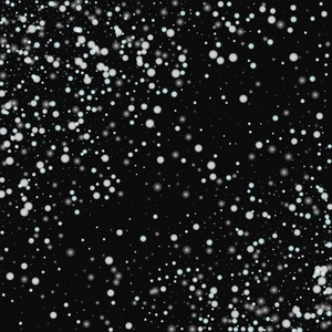 美丽的落雪抽象分散模式用美丽的雪花飘落在黑色的背景上