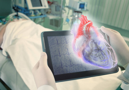 新时代在医学科技新时代技术作为人类心灵的全息图照片