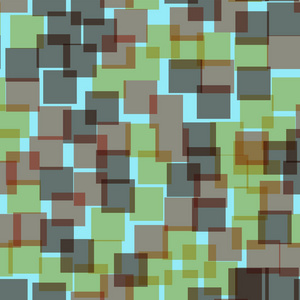 抽象方块图案蓝色几何背景令人钦佩随机方格几何混沌