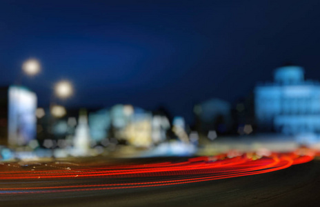 夜城光之路空白抽象图片