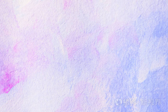 老纹理 (水平) / 水彩纸背景的艺术品在许多颜色,粉色,白色和蓝色