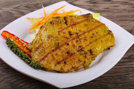 薄荷青以青咖喱烤肉照片