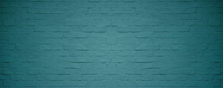 现代蓝砖砌墙的背景纹理