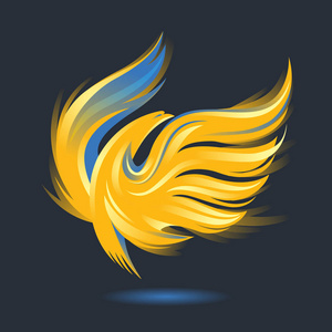 凤凰图标图片-凤凰图标素材-凤凰图标插画-摄图新视界